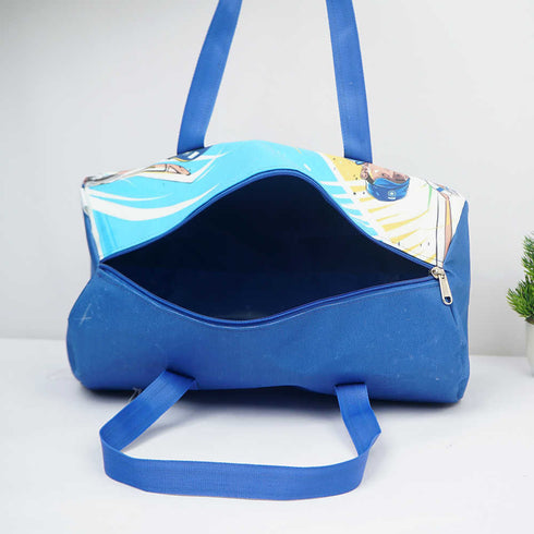 Personalised Kids Duffle Bag with Box Pouch Combo Gift Set
